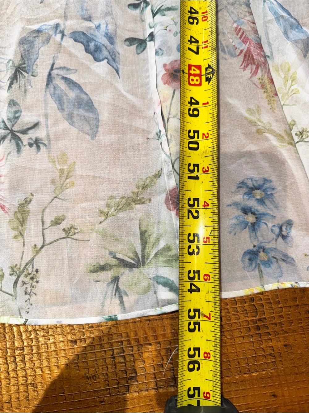 Ever New Melbourne Floral High-Low Flowy White Dress Size 10 Midi Maxi Wedding - Picture 6 of 12